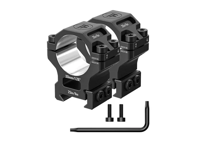 Кільця Discovery Scope Mount 6061 (30 мм) Medium на Picatinny. ВН - 17 мм Фото 2